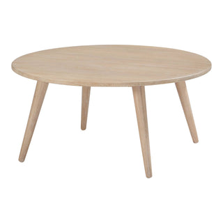 Modern and stylish Ariano coffee table with wooden top and metal legs