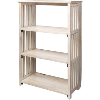 Bamako Bookcase with 5 shelves in oak finish, perfect for organizing books and decor items