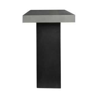  Lithic Bar Table in a chic and stylish setting with bar stools 