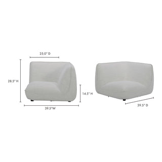 Zeppelin Corner Chair  KQ-1012