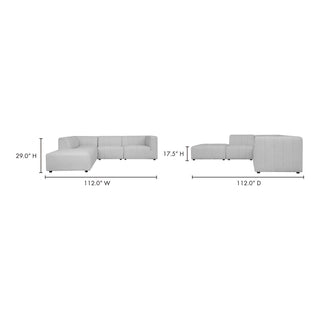 Lyric Dream Modular Sectional Left