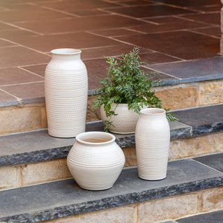 Beautiful handcrafted ceramic Piccoli Planter with intricate designs and patterns